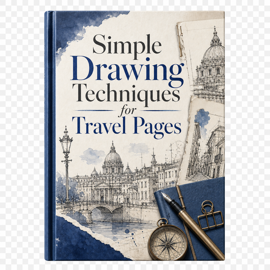 Simple Drawing Techniques for Travel Pages