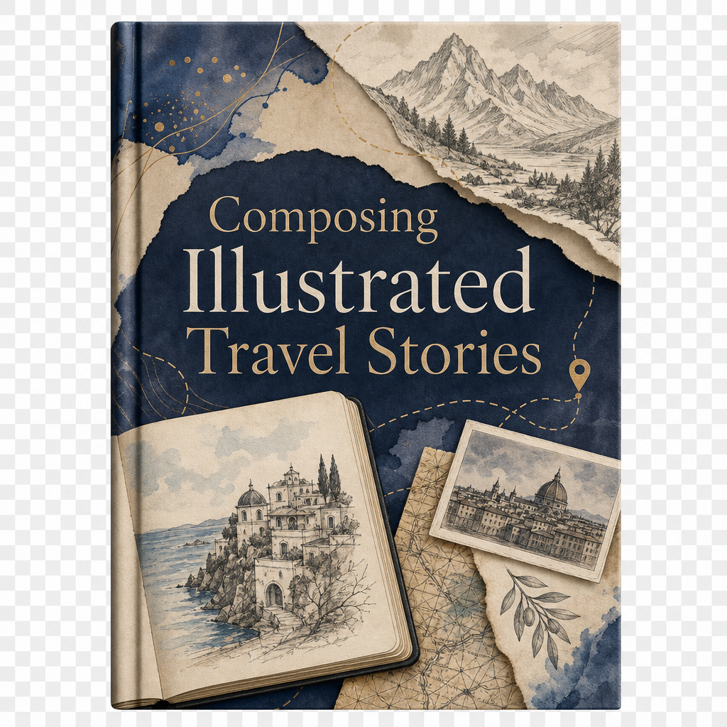 Composing Illustrated Travel Stories ebook cover
